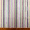 Polyester Cotton Fabric Skinny Stripe Multi