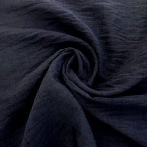Air Flow Fabric Linen Look Cheesecloth Finish Code JB Navy