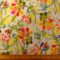 French Cotton Lawn Fabric Soft Finish Floral Mint Julep