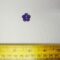 Novelty Buttons Small Flower Purple 15mm