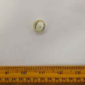 Buttons 22mm Pearl Silver Shanked Code 6017