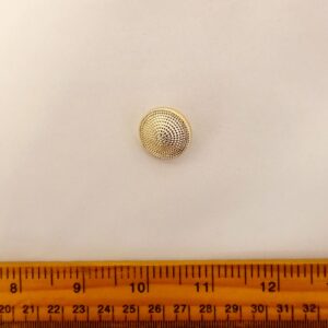 Buttons 22mm Domed Shanked Gold Code Nat