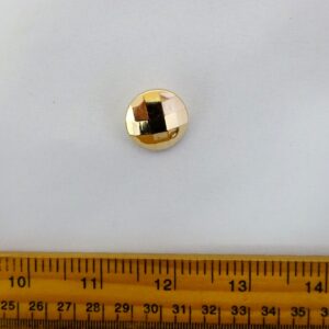 Buttons 22mm Checked Shanked Gold Code Nat