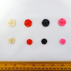 Buttons Flat Flower 2 Hole