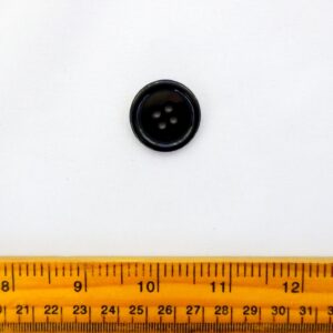 Buttons 4 Hole Black P975 24mm