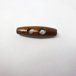 Toggle Buttons Wooden Brown 2 Hole