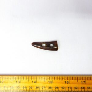 Toggle Buttons Imitation Bone Chestnut Brown