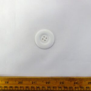1411 Plastic Buttons Size 60 White