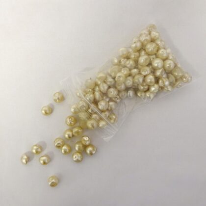Buttons Bag Pearl Ball Buttons 10mm Cream