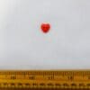 Heart Buttons Small Red