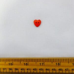 Heart Buttons Small Red