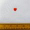 Heart Buttons Small Red