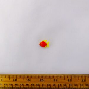 Fish Buttons Shanked Red Yellow