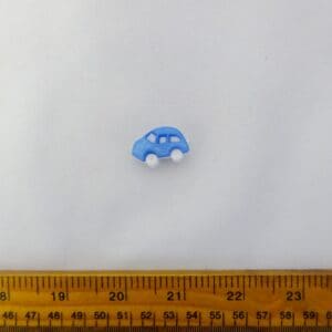 Novelty Buttons Big Blue Car