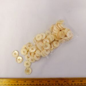 Buttons Bag Peach Mother Of Pearl 22mm Buttons