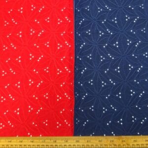 T-Shirting Fabric Leaf Anglaise