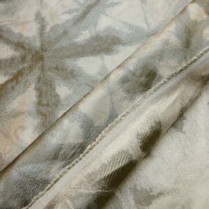 Curtain Fabric Textured Sheen Rorschach Mushroom
