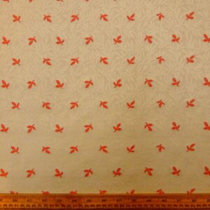 Curtain Fabric Will Of The Wisp Cream Terracotta