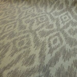 Curtain Fabric Zig Zag Diamond Two Tone Grey