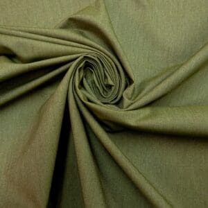 Cotton Fabric Chambray Denim Sage