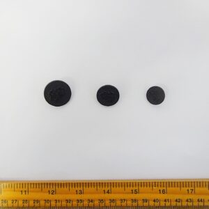 Buttons Climbing Rose Shanked Code Nat Black