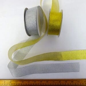 Ribbon 38mm Metallic