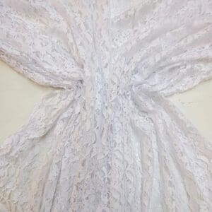 Lace Fabric Corded Maxine And Molly White