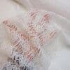 Lace Fabric Scallop Bouquet White