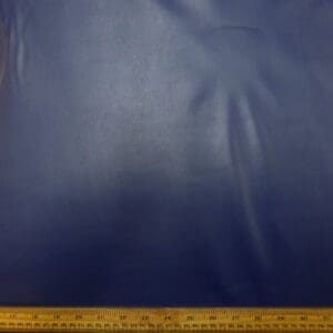 Faux Leather Fabric Soft Shammy Navy