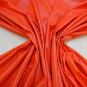 Faux Leather Fabric Soft Shammy Coral