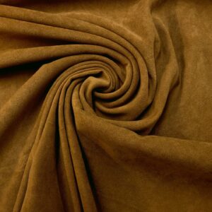 Suedette Fabric Faux Suede Treacle Toffee