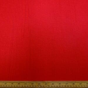T-shirting Fabric Ribbed Effect Red