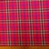 Suiting Fabric Tartan Paddington Cerise Pink