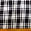 Suiting Fabric Tartan Fife Glade Black White