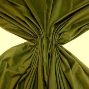 Velvet Fabric Curtaining English Cotswold Light Drape Velvet Sage