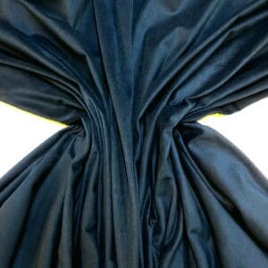 Velvet Fabric Curtaining English Cotswold Light Drape Velvet French Navy