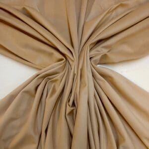 Velvet Fabric Curtaining English Cotswold Light Drape Velvet Champagne