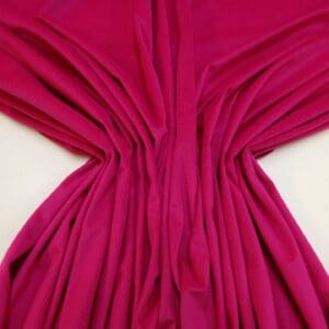 Velvet Fabric Curtaining English Cotswold Light Drape Velvet Cerise