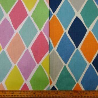 Cotton Canvas Fabric Harlequin