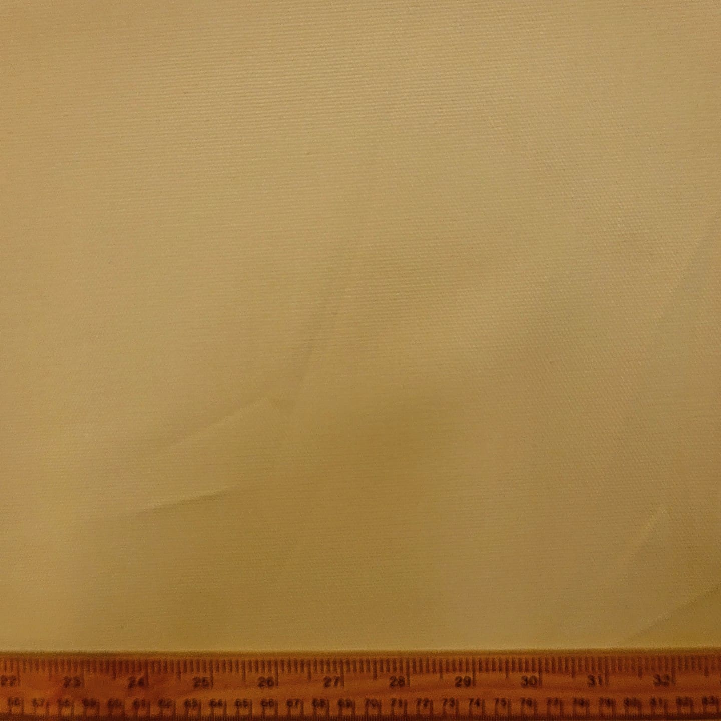 Canvas Fabric Plain Dark Vanilla