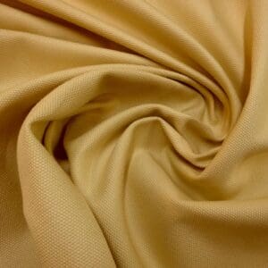 Canvas Fabric Plain Dark Vanilla