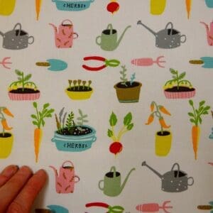 Cotton Canvas Fabric Gardeners World