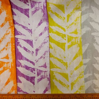 Cotton Canvas Fabric Floral Portmeirion Palms