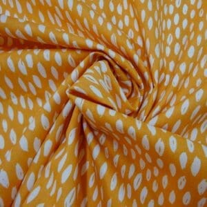 Cotton Canvas Fabric Scarborough Seeds Amber