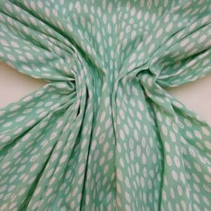 Cotton Canvas Fabric Scarborough Seeds Mint