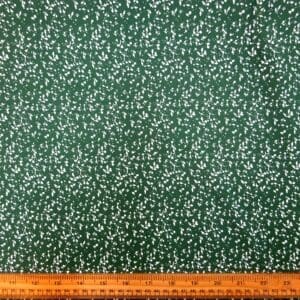Crepe De Chine Fabric Coconut Sprinkles Green
