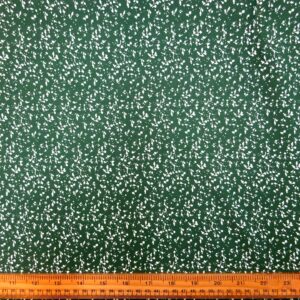 Crepe De Chine Fabric Coconut Sprinkles Green