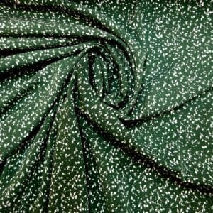 Crepe De Chine Fabric Coconut Sprinkles Green