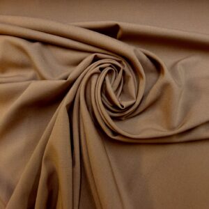 Crepe Fabric Soft Flow Bamboo Finish Beige Caramel