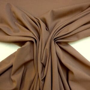 Crepe Fabric Soft Flow Bamboo Finish Beige Caramel